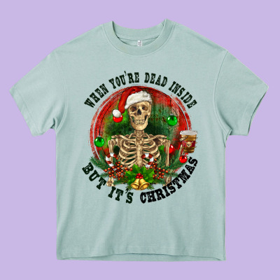 Heavy Core Tee When you're dead inside but it's christmas