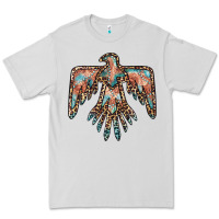 Dove Grey thunderbird leopard leather Premium Tee - BarkalooDesign