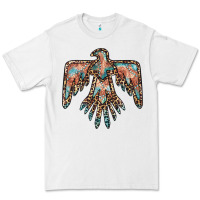 White thunderbird leopard leather Premium Tee - BarkalooDesign