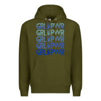 Army Green Girl Power Peace Premium Hoodie - Bettercallsaul