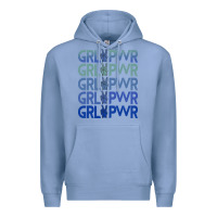 Colony Blue Girl Power Peace Premium Hoodie - Bettercallsaul