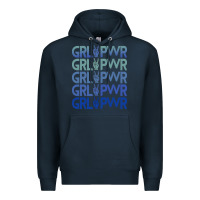 Navy Girl Power Peace Premium Hoodie - Bettercallsaul