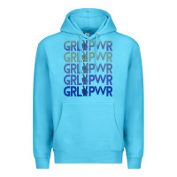 Ocean Blue Girl Power Peace Premium Hoodie - Bettercallsaul