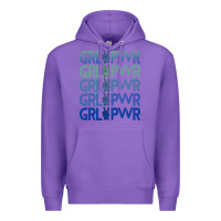 Purple Girl Power Peace Premium Hoodie - Bettercallsaul