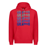 Red Girl Power Peace Premium Hoodie - Bettercallsaul