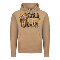 Vintage Coffee cold like my soul Vintage Hoodie - CowhideDigitalArt