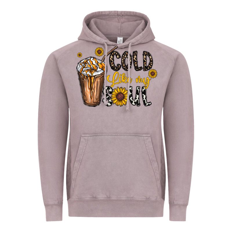Cold Like My Soul Vintage Hoodie by CowhideDigitalArt | Teevron