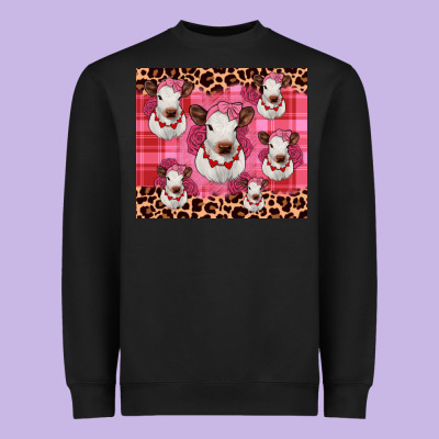 Calf Valentines Tumbler Heavyweight Sweatshirt Designed By Jahusdesignshop