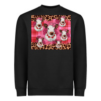 Black calf valentines tumbler Heavyweight Sweatshirt - JahusDesignShop