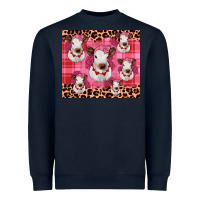 Navy calf valentines tumbler Heavyweight Sweatshirt - JahusDesignShop