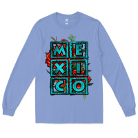 Colony Blue mexico with roses Long Sleeve Tee - Jasminsmagicworld