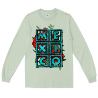 Matcha mexico with roses Long Sleeve Tee - Jasminsmagicworld