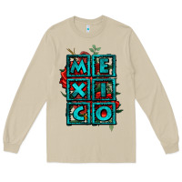 Mushroom mexico with roses Long Sleeve Tee - Jasminsmagicworld