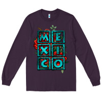 Plum mexico with roses Long Sleeve Tee - Jasminsmagicworld