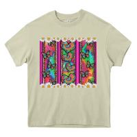 Mossy tie dye hearts and butterfly with flowers Heavy Core Tee - Artiststas