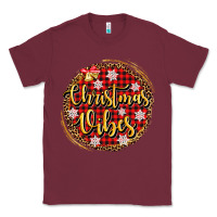 Burgundy christmas vibes Classic Tee - AdoDesignShop