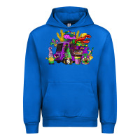 Cobalt mardi gras gnome truck Urban Hoodie - CowGirlArtShop