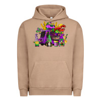 Pigment Burro mardi gras gnome truck Urban Hoodie - CowGirlArtShop