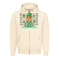 Sandshell may the luck of the irish be with you Zipper Hoodie - MaliasSmallBusiness