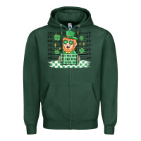 Sports Green may the luck of the irish be with you Zipper Hoodie - MaliasSmallBusiness