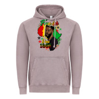 Vintage Zinc free ish since 1865 black man Vintage Hoodie - HRA Design Shop
