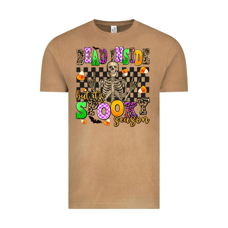 Dead Inside But Its Spooky Season Vintage Tee by AdoDesignShop | Teevron