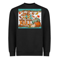Black Just A Girl Who Loves Fall Mousepad Heavyweight Sweatshirt - BundleAndBundleShop
