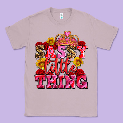 Sassy Little Thing With Crown Classic Tee Designed By Adodesignshop
