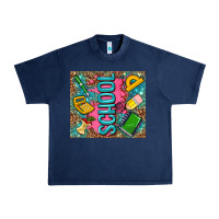 Navy teacher  School Urban Heavy Tee - AdoDesignShop