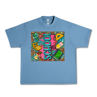 Pebble Blue teacher  School Urban Heavy Tee - AdoDesignShop