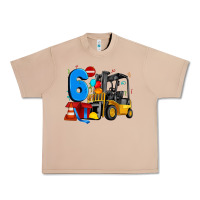 Forklift Birthday Six Urban Heavy Tee | Teevron