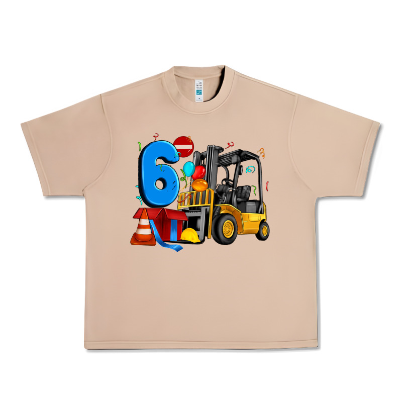 Forklift Birthday Six Urban Heavy Tee by Artiststas | Teevron