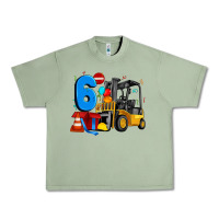 Oil Green forklift birthday six Urban Heavy Tee - Artiststas