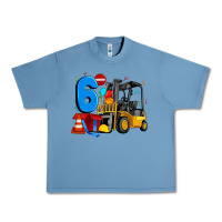 Pebble Blue forklift birthday six Urban Heavy Tee - Artiststas