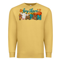 Antique Gold Western Hey There Pumpkin Premium Sweatshirt - LillyAllenDesigns