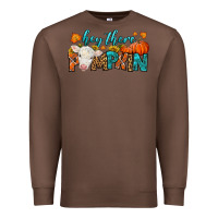 Chestnut Western Hey There Pumpkin Premium Sweatshirt - LillyAllenDesigns