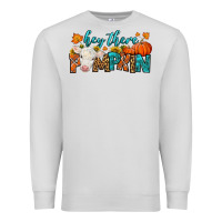 Dove Grey Western Hey There Pumpkin Premium Sweatshirt - LillyAllenDesigns