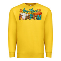 Lemon Western Hey There Pumpkin Premium Sweatshirt - LillyAllenDesigns