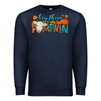 Navy Western Hey There Pumpkin Premium Sweatshirt - LillyAllenDesigns