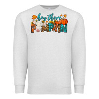 Oatmeal Heather Western Hey There Pumpkin Premium Sweatshirt - LillyAllenDesigns