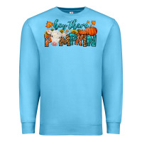Ocean Blue Western Hey There Pumpkin Premium Sweatshirt - LillyAllenDesigns