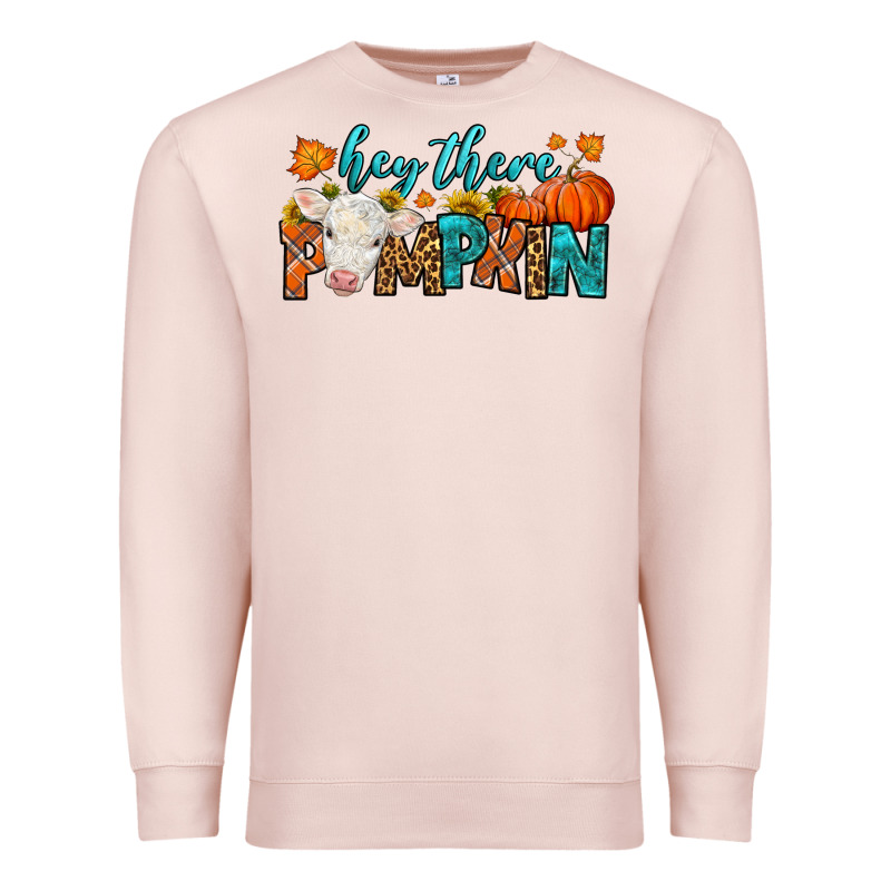 Western Hey There Pumpkin Premium Sweatshirt by LillyAllenDesigns | Teevron