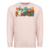 Pale Pink Western Hey There Pumpkin Premium Sweatshirt - LillyAllenDesigns