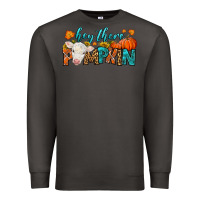 Smoke Western Hey There Pumpkin Premium Sweatshirt - LillyAllenDesigns