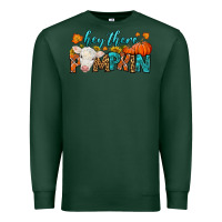 Sports Green Western Hey There Pumpkin Premium Sweatshirt - LillyAllenDesigns