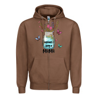 Chestnut mama preview costom name Zipper Hoodie - MaliasSmallBusiness