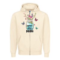 Sandshell mama preview costom name Zipper Hoodie - MaliasSmallBusiness