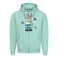 Seafoam mama preview costom name Zipper Hoodie - MaliasSmallBusiness
