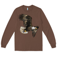 Chestnut White Headed Eagle Long Sleeve Tee - LillyAllenDesigns