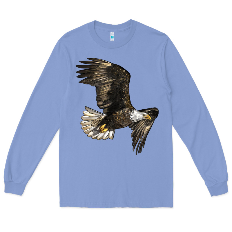 White Headed Eagle Long Sleeve Tee by LillyAllenDesigns | Teevron